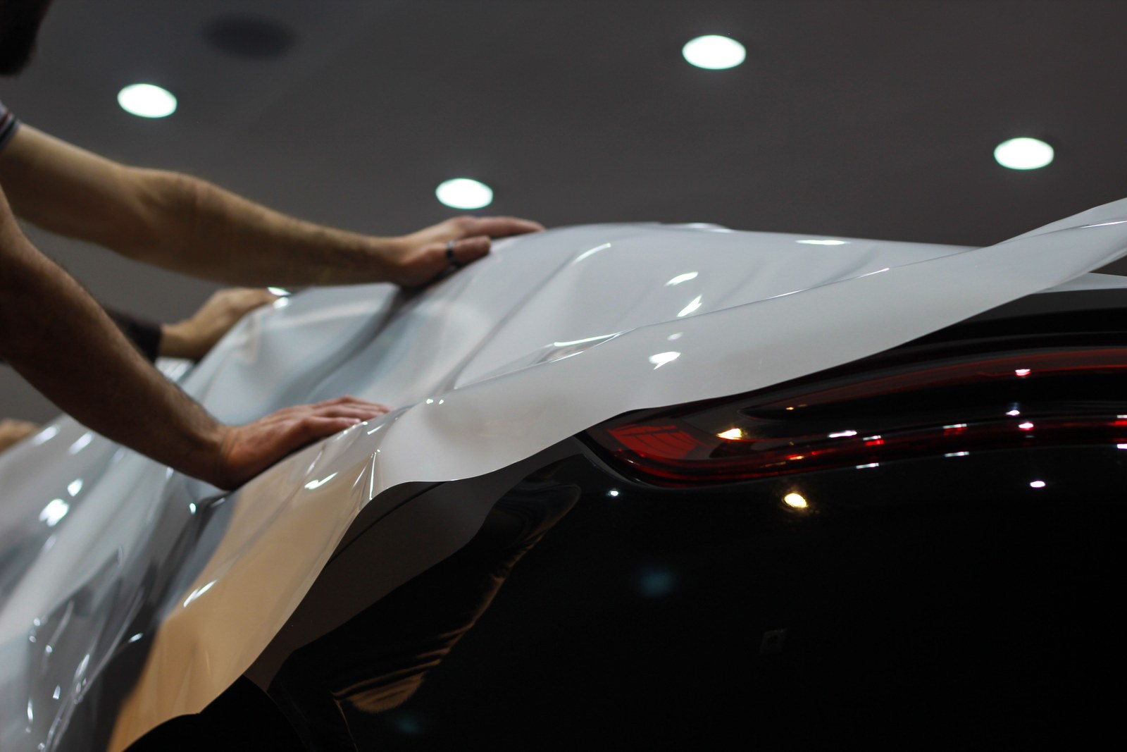 Vehicle wrap film install